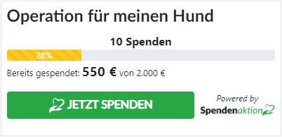 Spendenaktion Spendenbutton Mittel